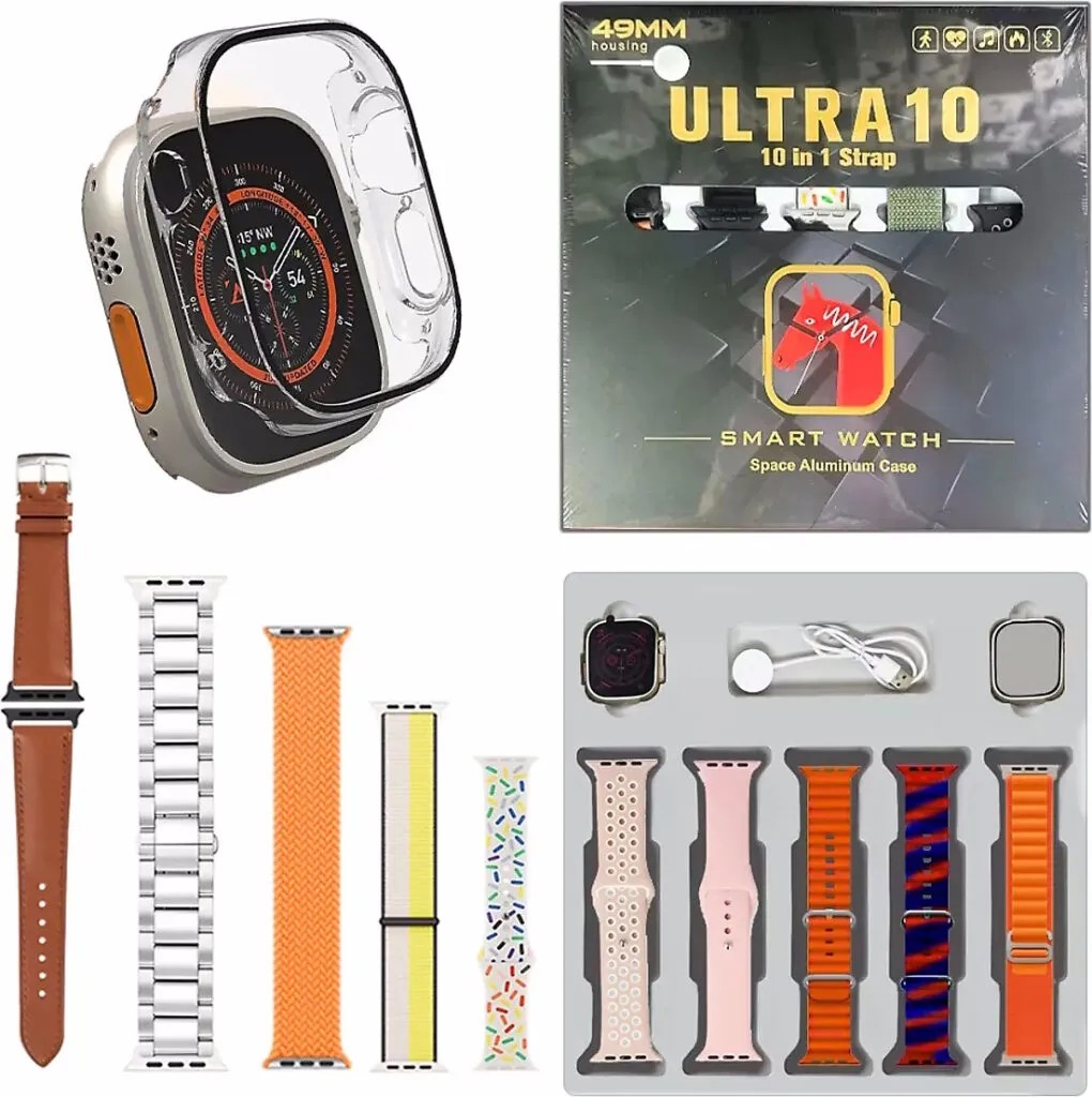 ULTRA 10 / 10 KORDONLU  AKILLI SAAT 49MM - LEERFEI