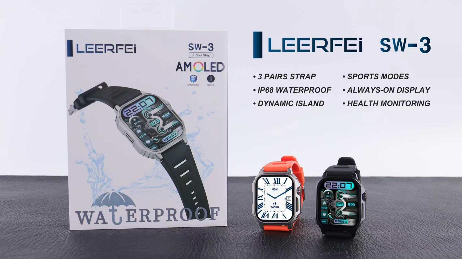 SW-3 // AKILLI SAAT ÇİFT KORDON // LEERFEİ