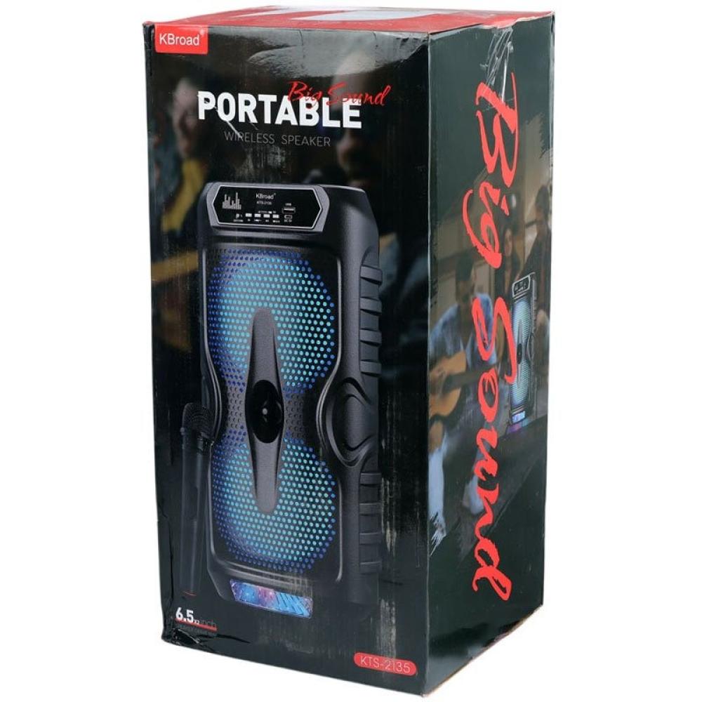 KTS-2135 // WIRELESS MİKROFONLU SPEAKER BLUETOTH IŞIKLI