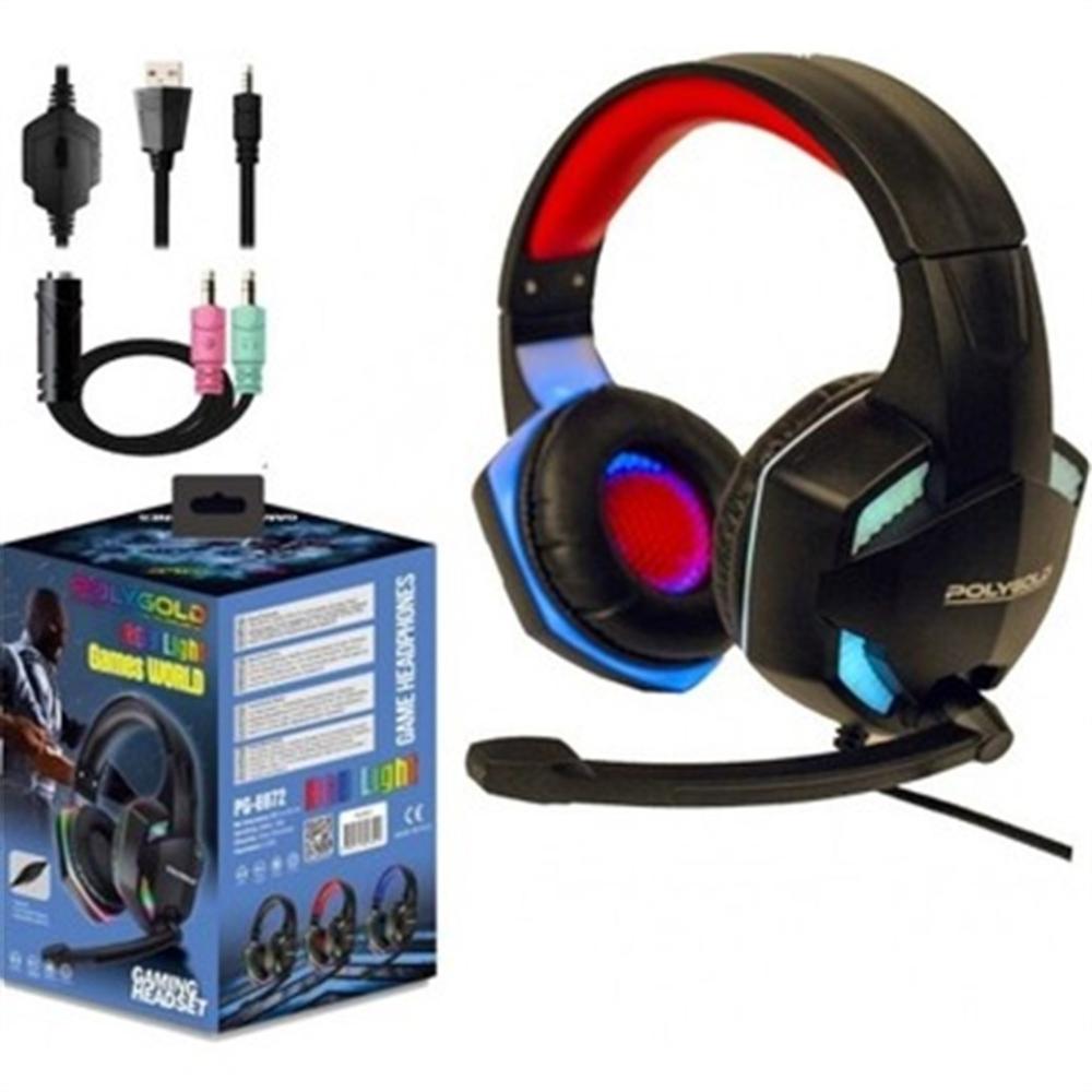 PG-6972 GM301 9D IŞIKLI OYUNCU PORTATİF KULAKLIK