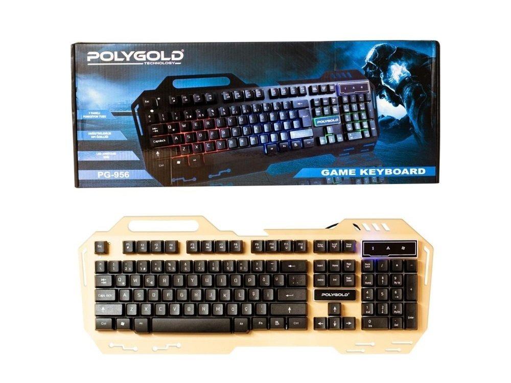 PG-8014 / KABLOLU OYUN KLAVYE-MOUSE SETİ /