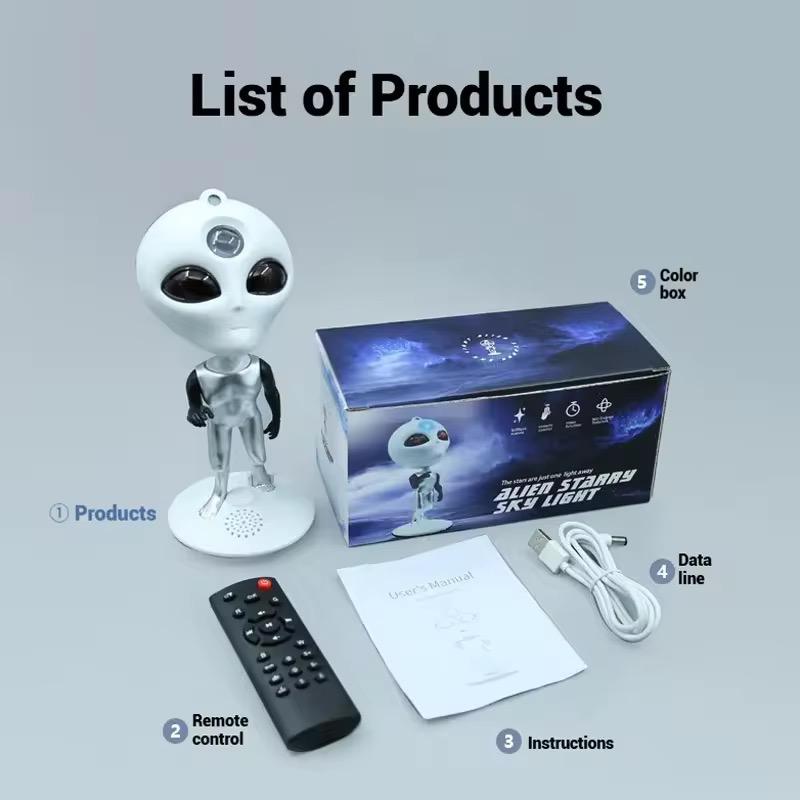 MXS-008 // FM  UZAYLI ASTRONOT LED GLAXY PROJEKTÖR // LEERFEİ