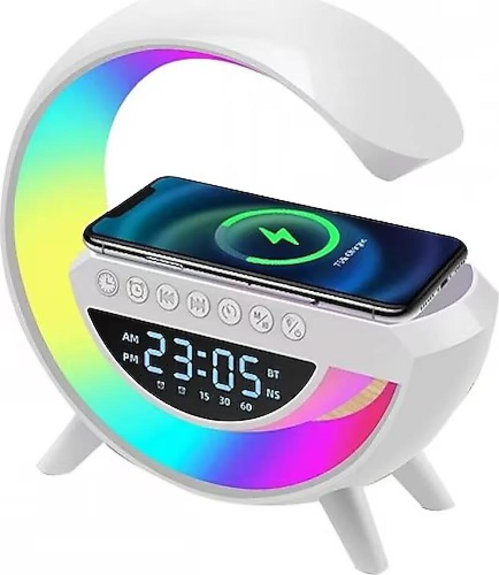 BT-3401  DİJİTAL SAAT EKRANLI RGB  BLUETOOTH SPEAKER-2307
