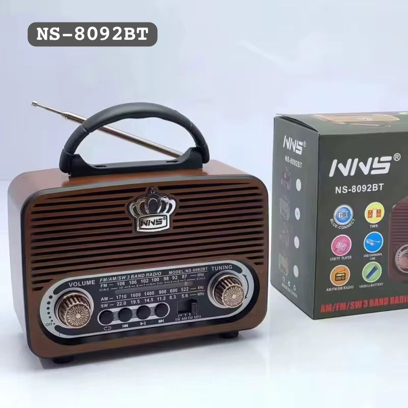 PG-NS8092BT BLUETOOTH NOSTALJİ SPEAKER
