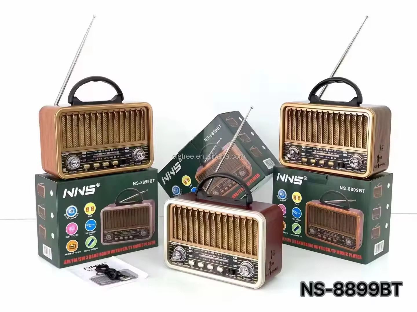PG-NS8899BT BLUETOOTH NOSTALJİ SPEAKER