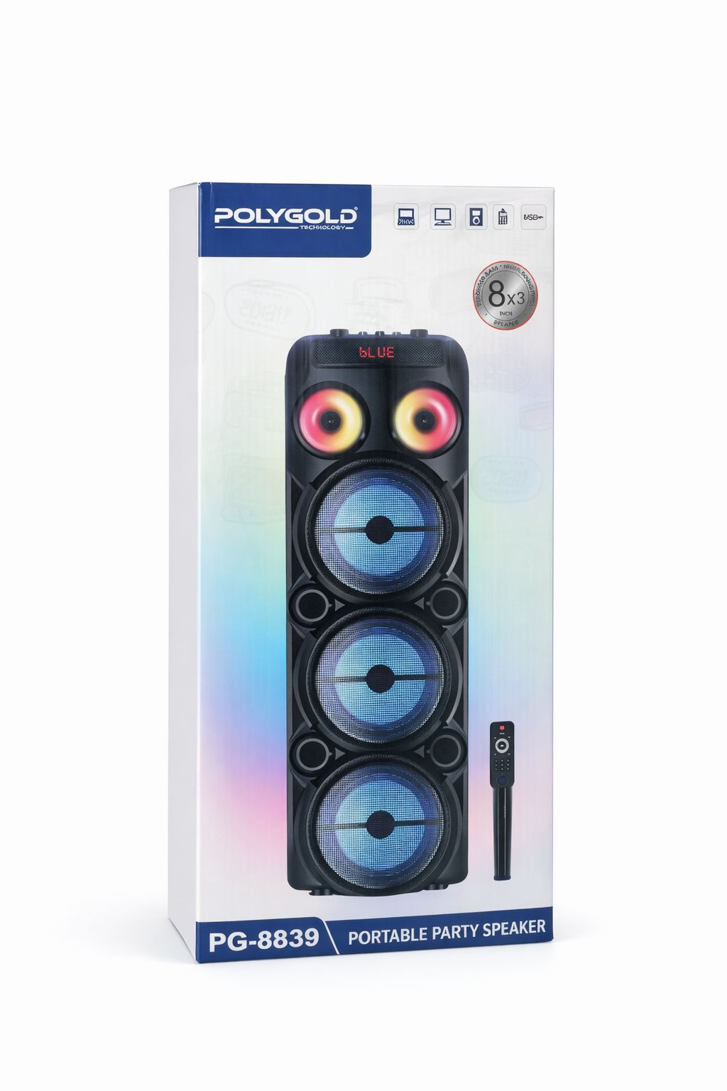 PG-8839 //  BLUETOOTH SPEAKER // POLYGOLD