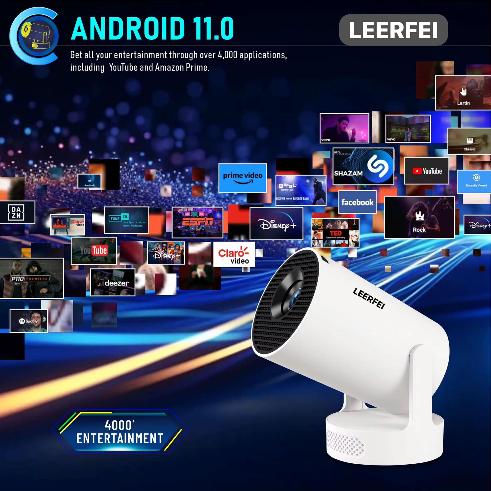 HY300PRO MAX ŞARJLI  PROJEKSİYON LEERFEİ