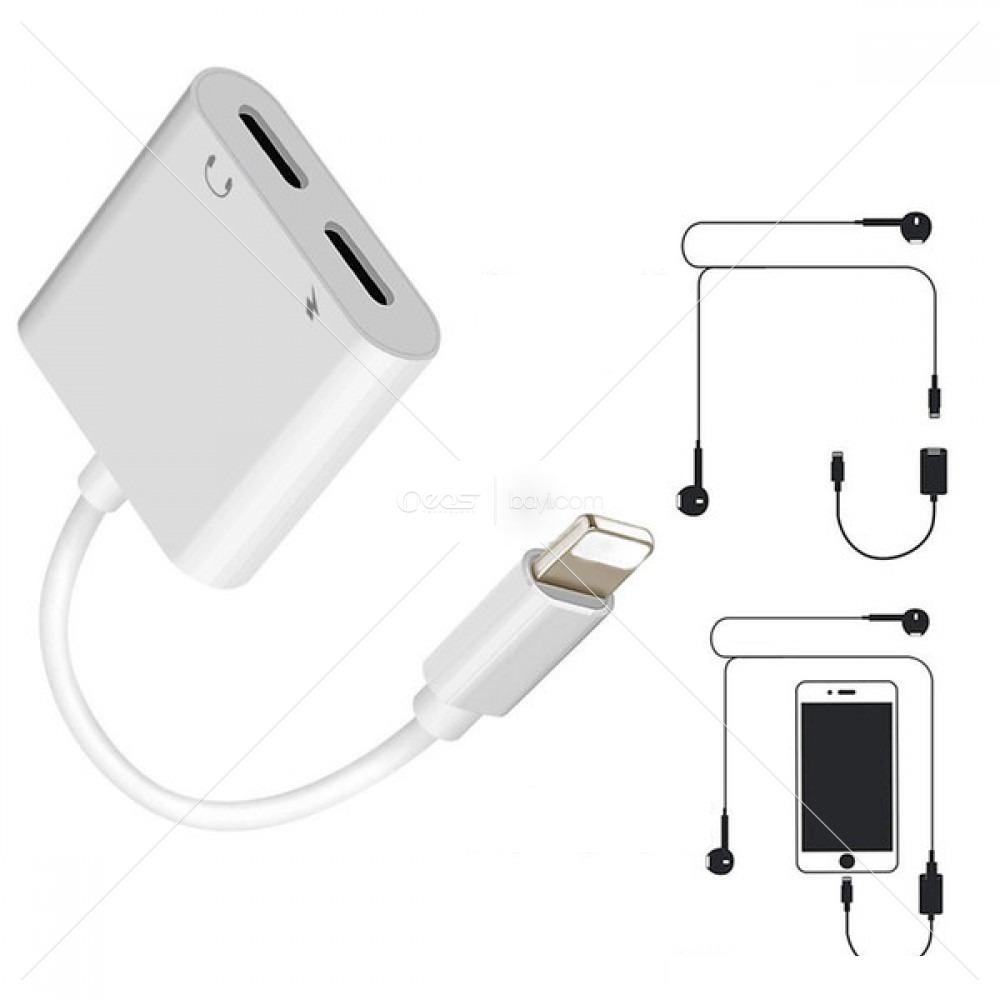 J-008 İPHONE  KULAKLIK VE ŞARJ  DÖNÜŞTÜRÜCÜ