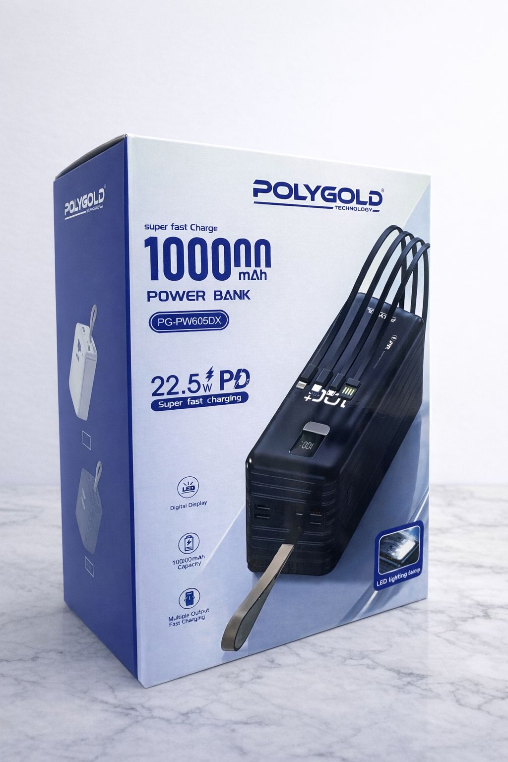 PG-PW605DX POWER BANK 100000 MAH FAST ÖZELLİKLİ