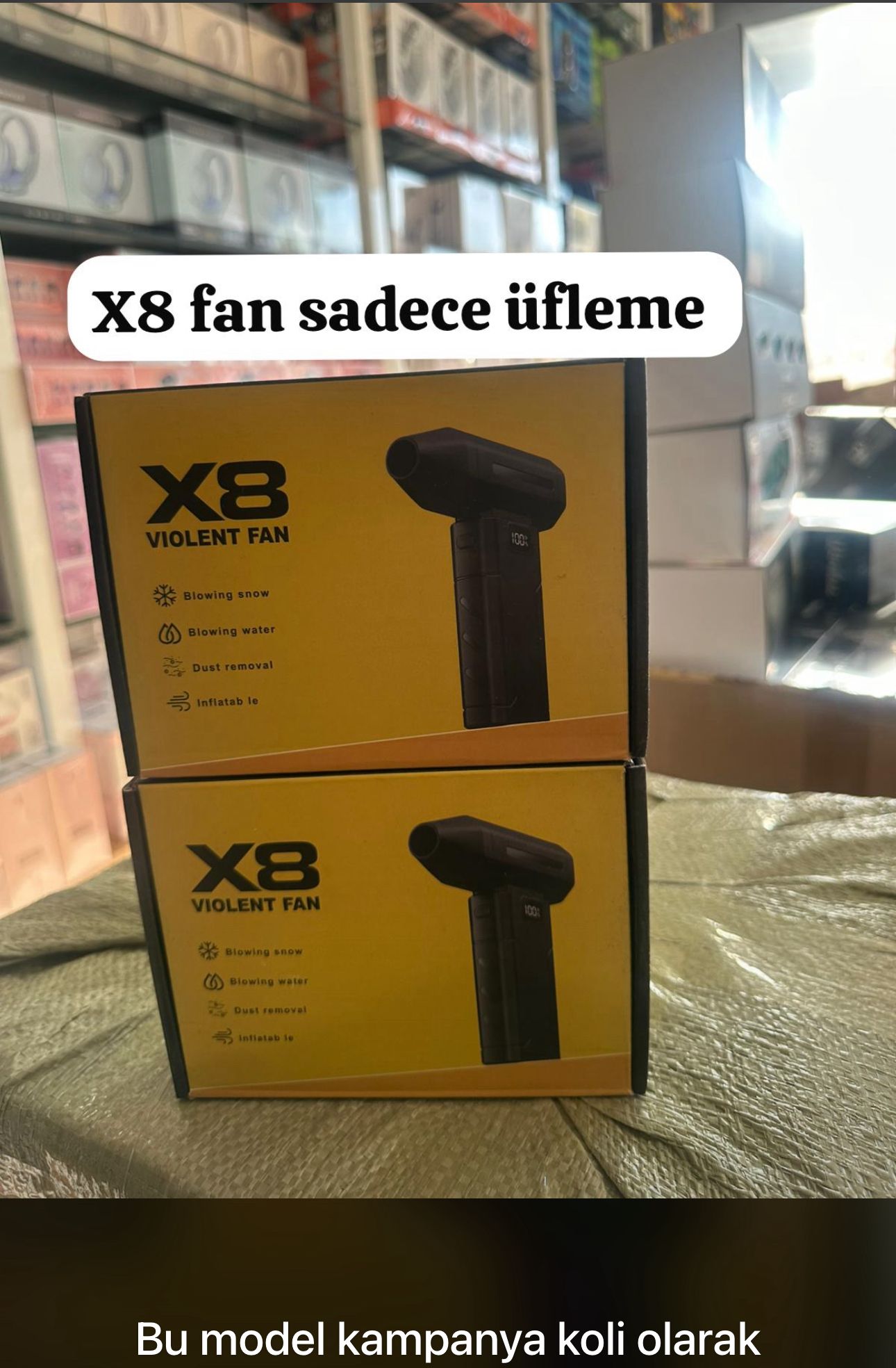 X8 // VIOLENT FAN MİNİ JET FAN // LEERFEI