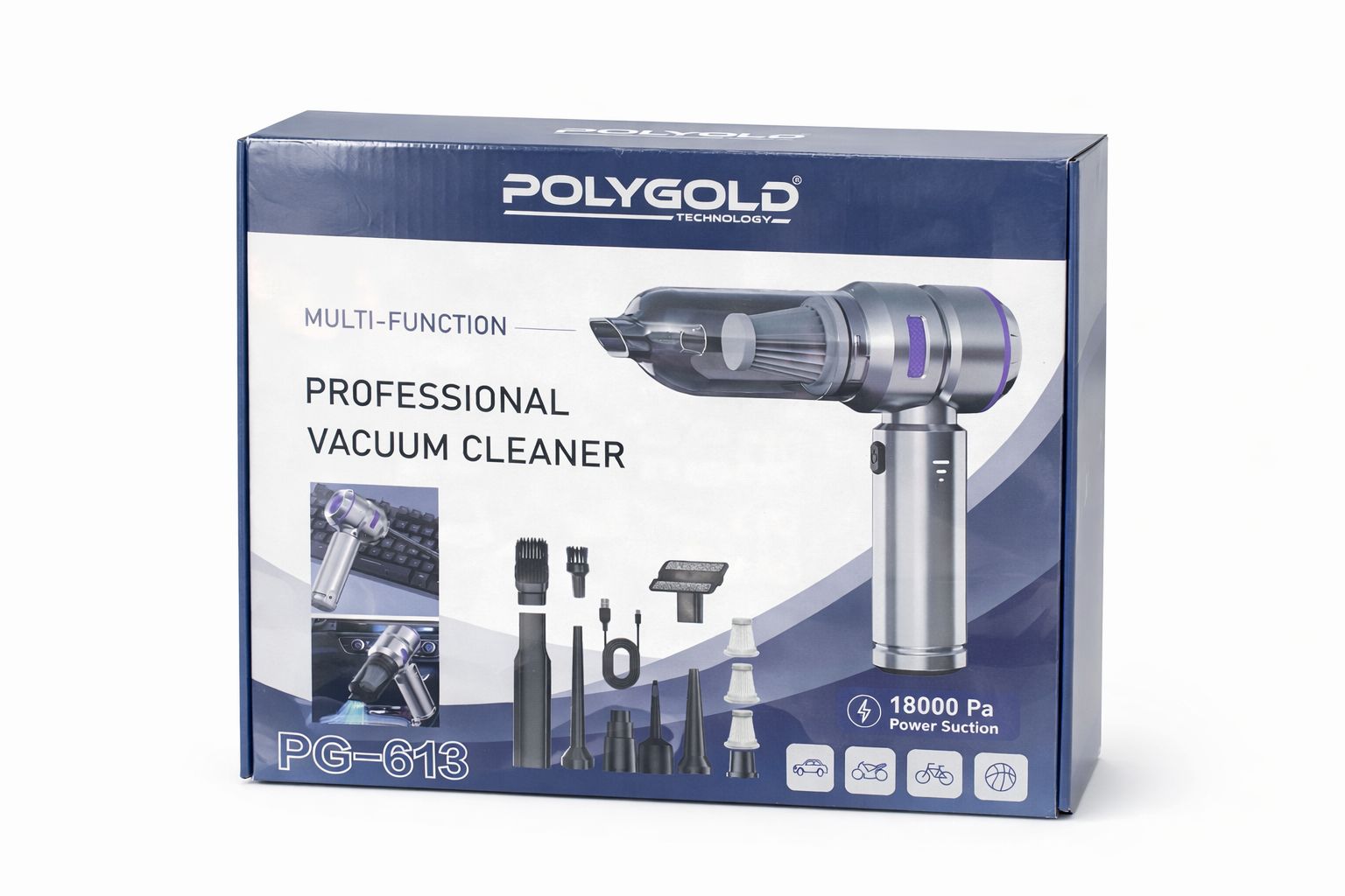 PG-613 // ÇANTALI VACUUM CLEANER EL SÜPÜRGESİ // LEERFEI