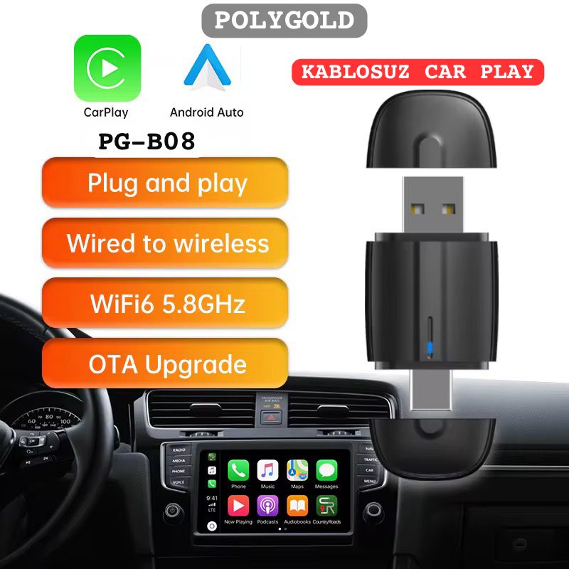 PG-B08  ARAÇ ADAPTÖR CAR PLAY