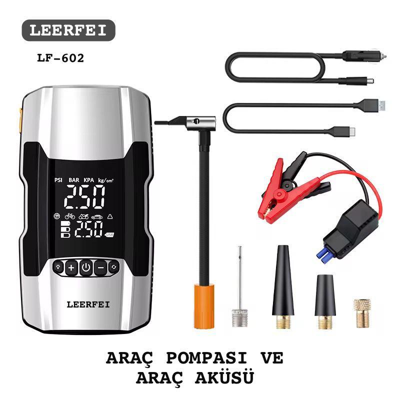 RT-602 AKÜ TAKVİYELİ HAVA POMPASI ARAÇ AKÜSÜ