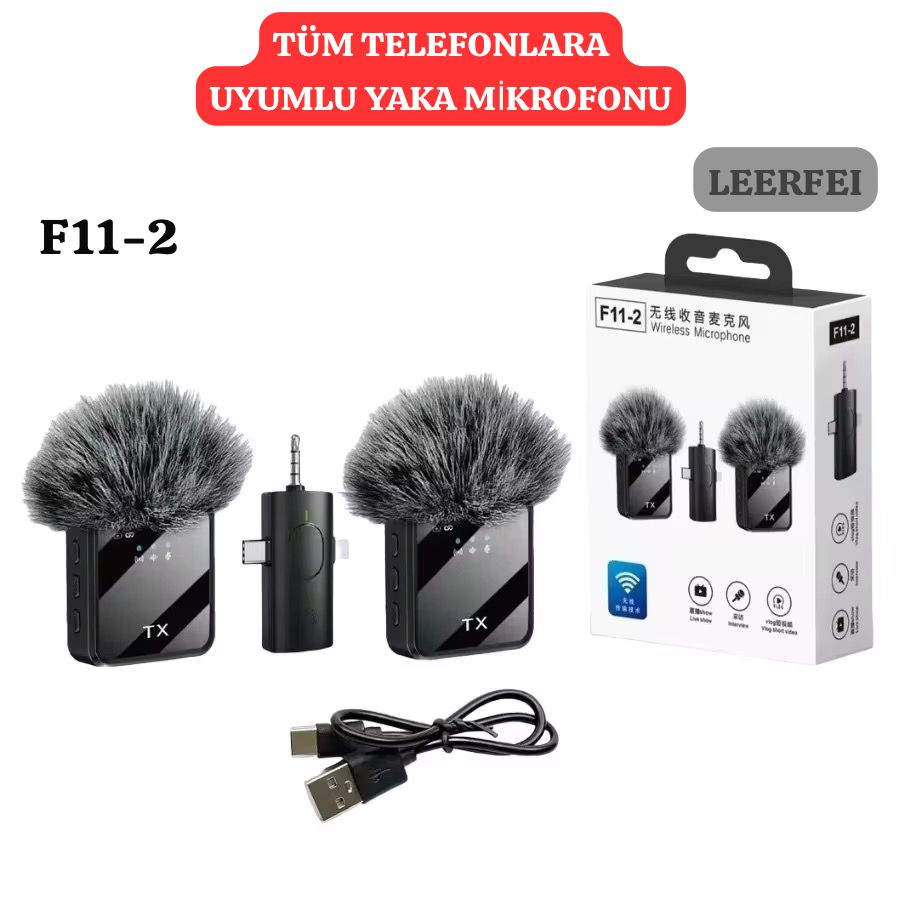 F11-2 YAKA MİKROFONU