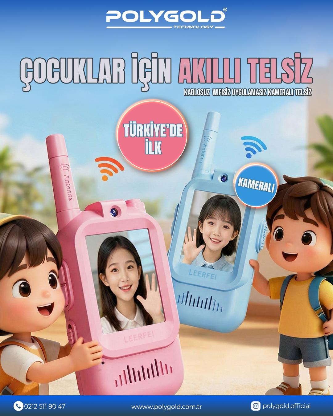 VDO 1  KAMERALI TELSİZ FUN WALKİE TALKİES LEERFEİ
