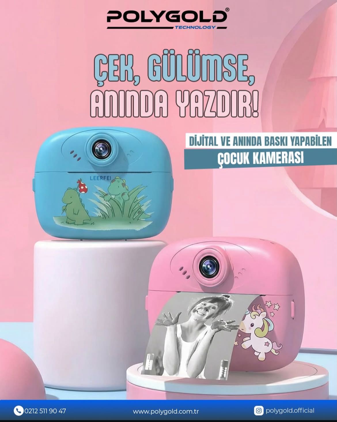 AM300  KAMERA RENKLİ MİNİ PRİNTER LEERFEİ