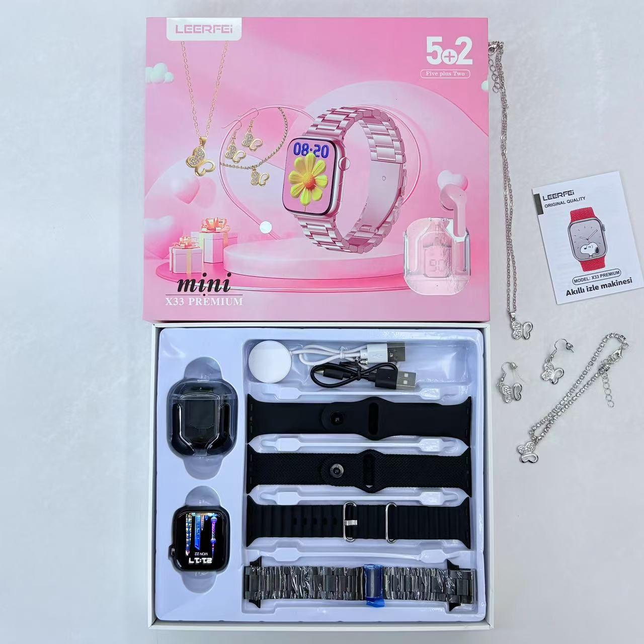 X33 PREMİUM // AKILLI SAAT KULAKLIK SET