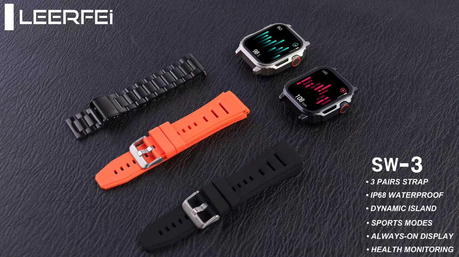 SW-3 // AKILLI SAAT ÇİFT KORDON // LEERFEİ