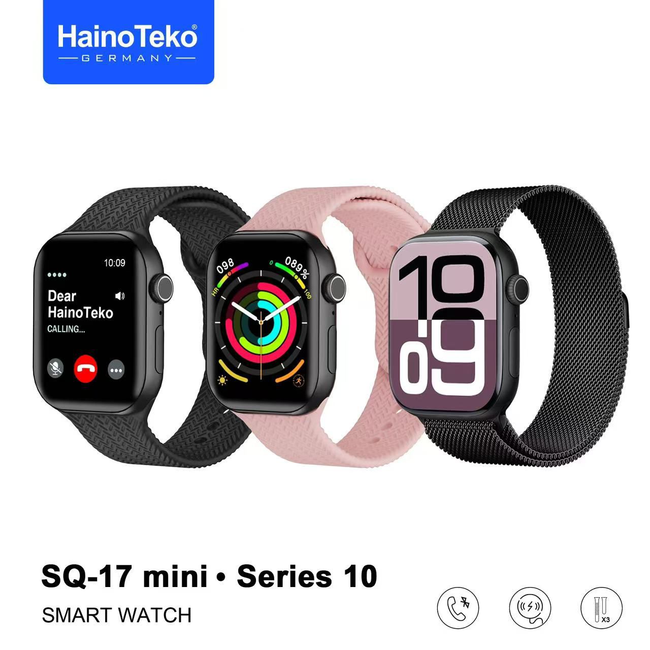 SQ-17 MİNİ / SERIES 10 3 KORDONLU BAYAN  AKILLI SAATİ