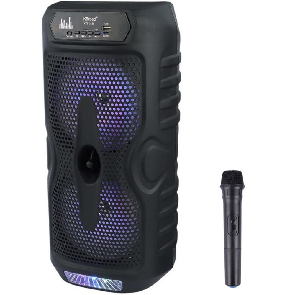 KTS-2135 // WIRELESS MİKROFONLU SPEAKER BLUETOTH IŞIKLI