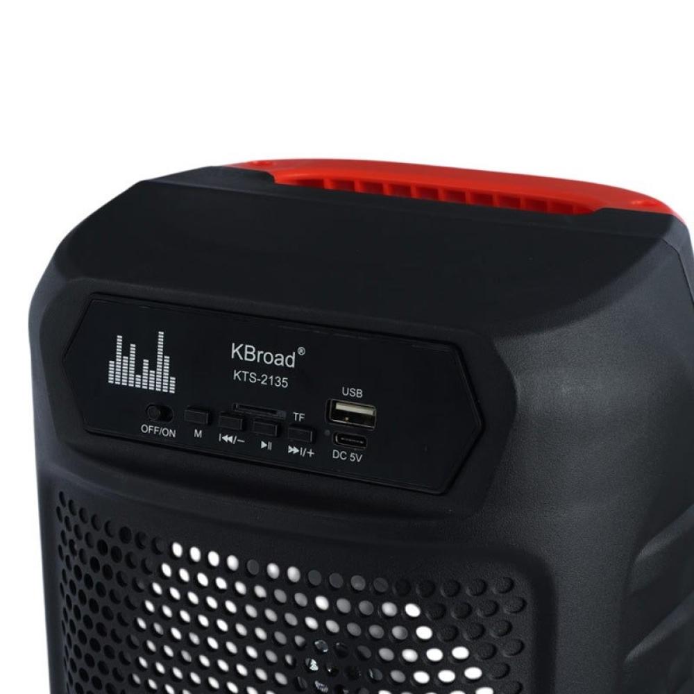 KTS-2135 // WIRELESS MİKROFONLU SPEAKER BLUETOTH IŞIKLI