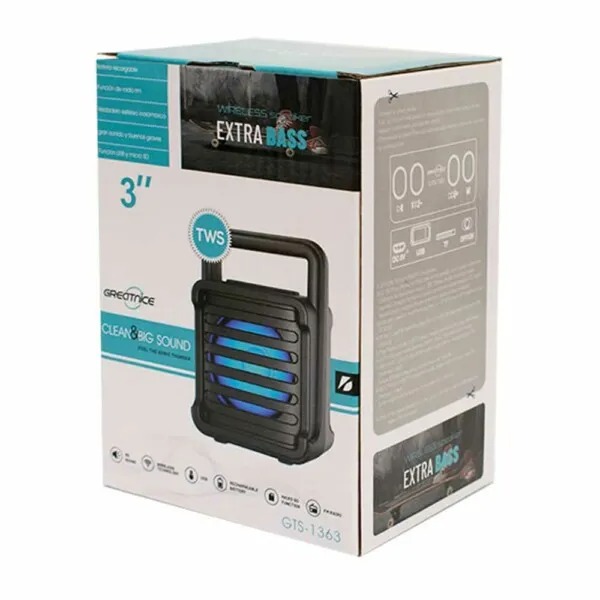GTS-1363 SPEAKER BLUETOTH IŞIKLI