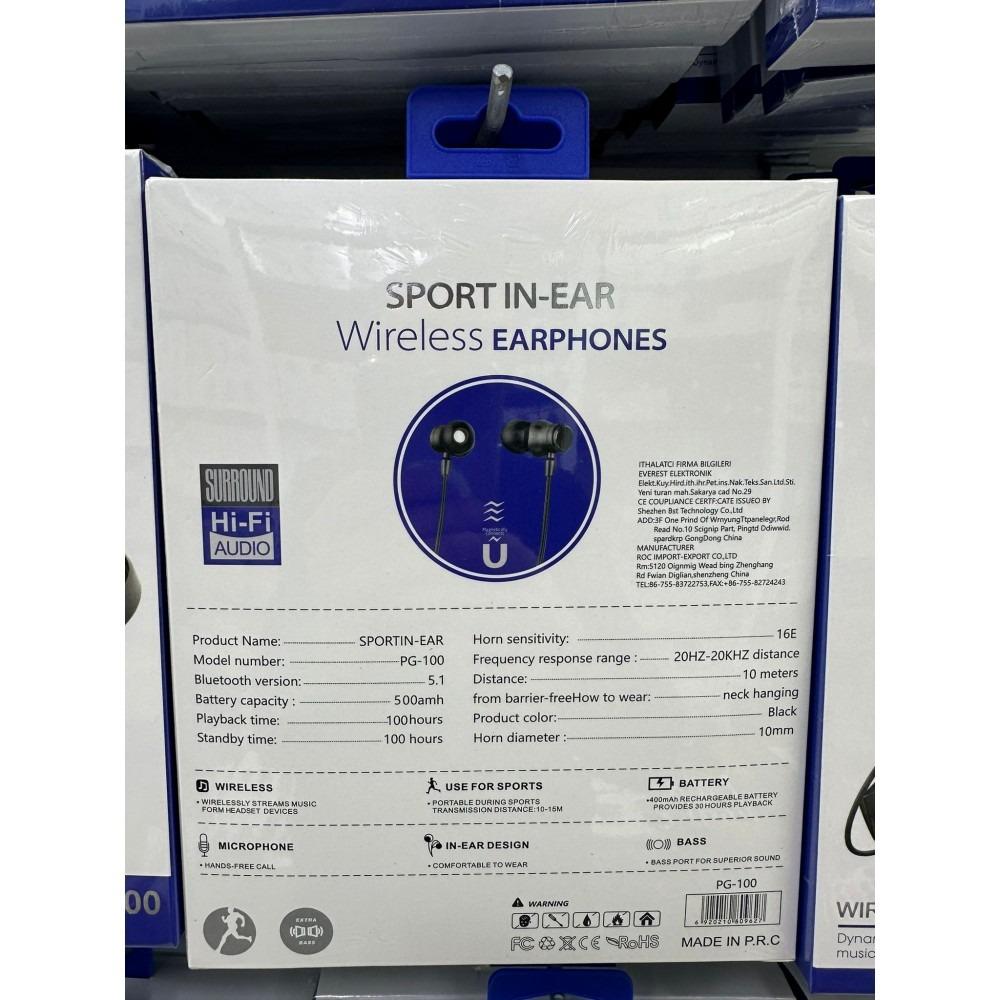 PG-100 BOYUN ASKILI  BLUETOOTH KULAKLIK