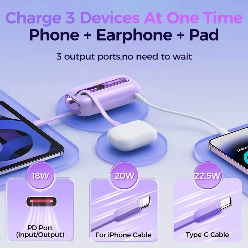 TWS-T21 // BLUETOOTH KULAKLIK  POWERBANK ÖZELİKLİ