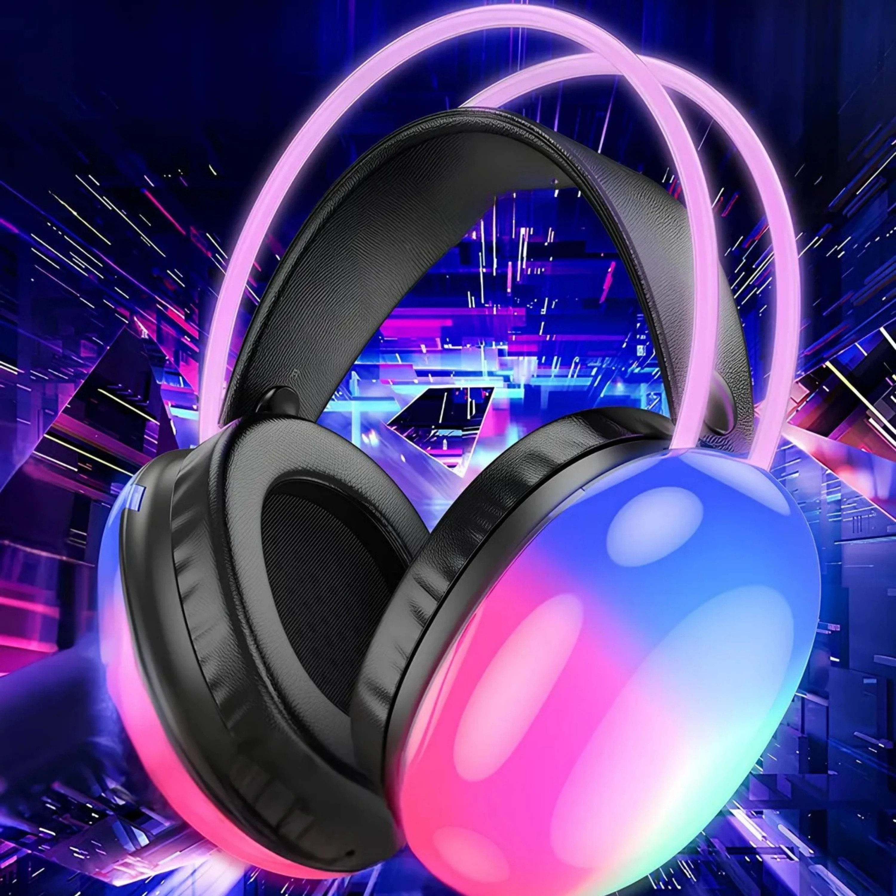 PG-580 RGB IŞIKLI BLUETOOTH  KLULAKLIK POLYGOLD