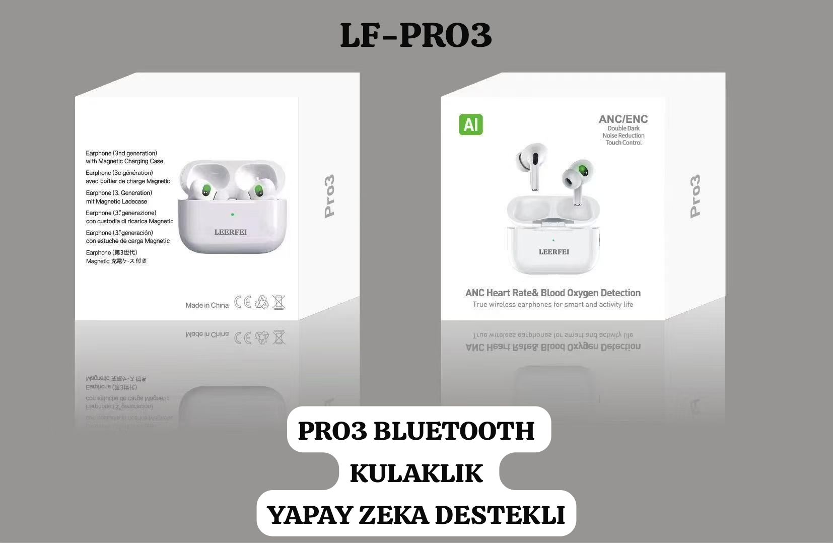 AP-LF-PRO3 YAPAY ZEKALI BLUETOOTH KULAKLIK