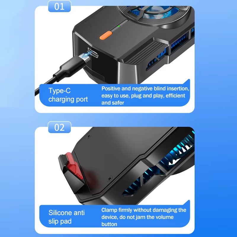 LF-S17 ŞARZLI BUZ TİPİ TELEFON FAN SOĞUTUCU