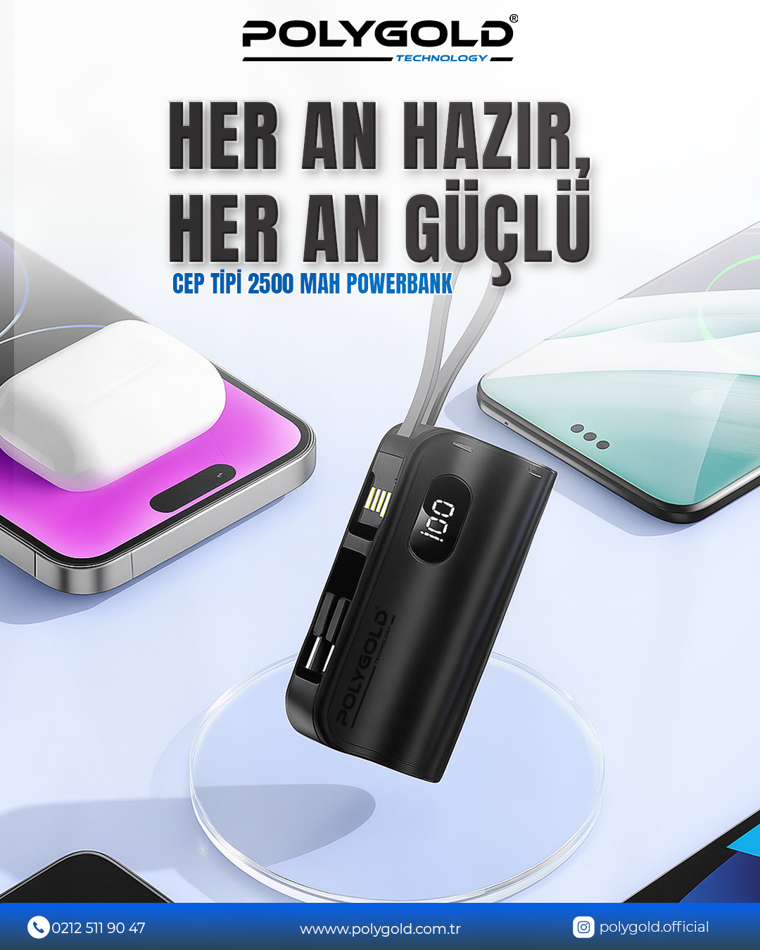PG-K13 2500 mAh  POWER BANK FAST CHARGE