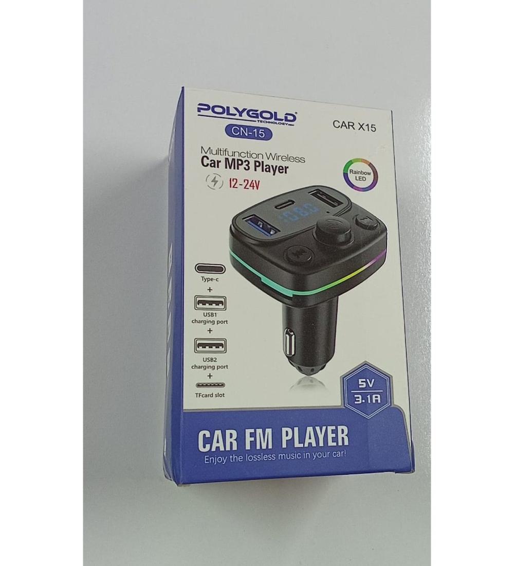 CN-15 - CAR X15 CAR FM PLAYER MODÜLATÖR BLUETOOTH