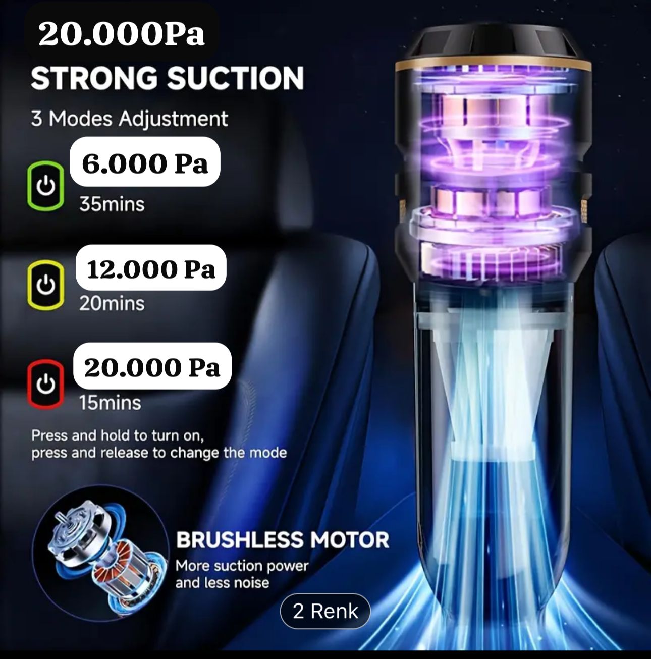 HL-121 // VACUUM CLEANER EL SÜPÜRGESİ // LEERFEI