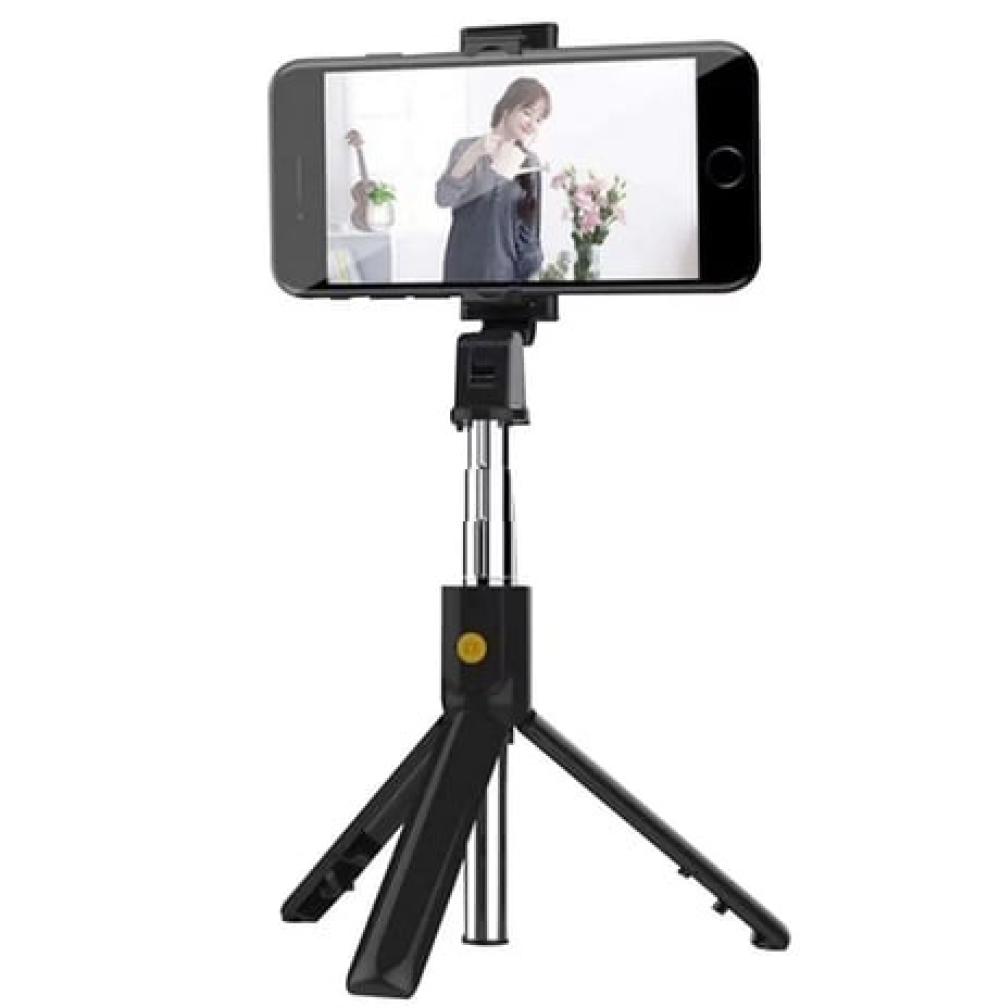 K07 // BLUETOOTH LU SELFIE ÇUBUĞU KUMANDALI TRIPOD