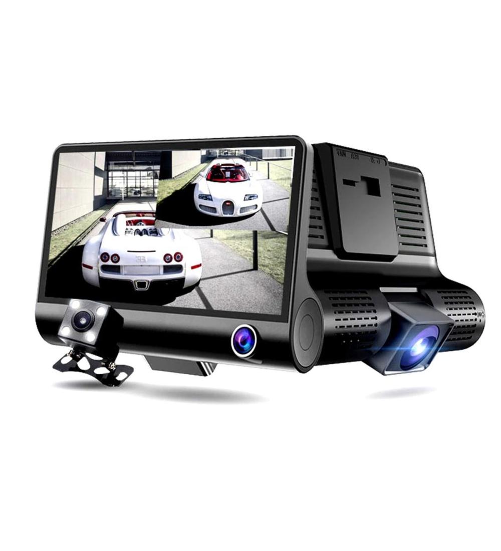 LF-504 ÇİFT LENSLİ ARAÇ İÇİ  DİKİZ GPS DASHCAM WIFI ARABA KAMERASI