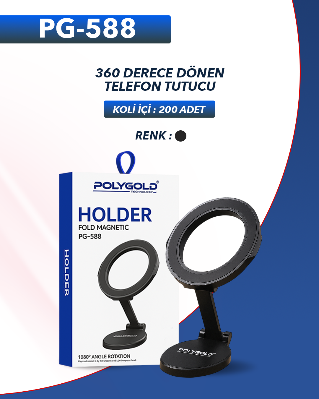 PG-588 // MANYETİK TELEFON STANDI // PG