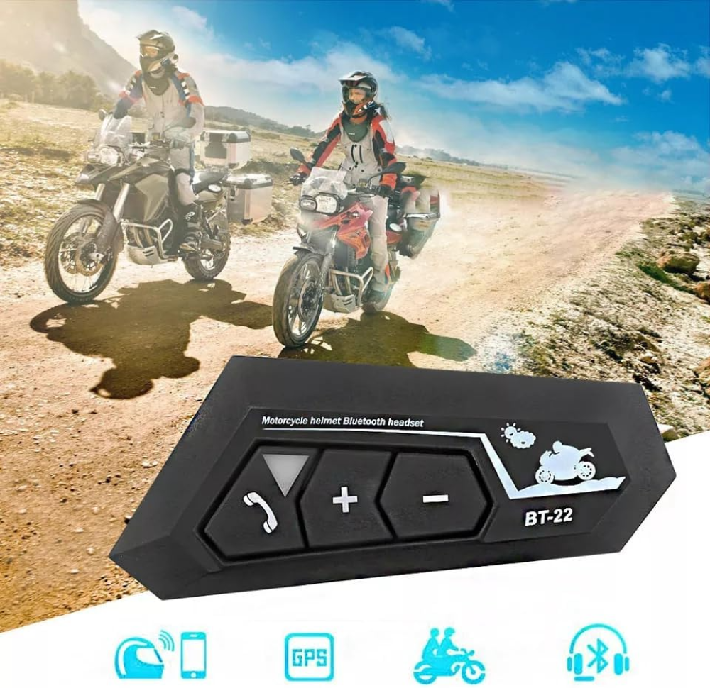 BT22 // İNTERKOM MOTORCU BLUETOOTH KULAKLIK // LEERFEI