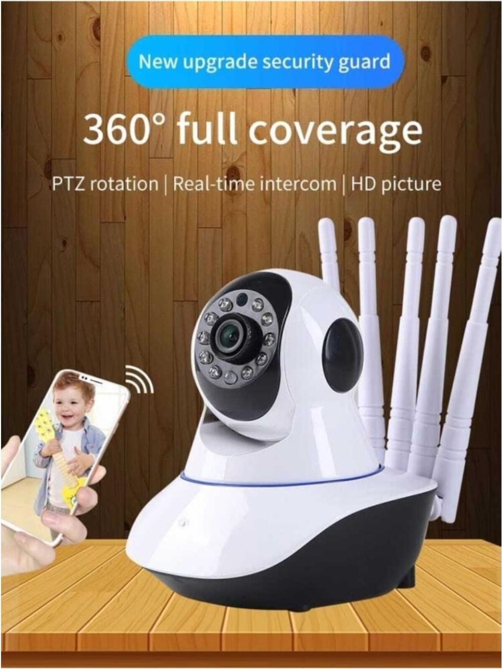 LF-Q6 // 5 ANTENLİ HD WIFI  IP KAMERA // LEERFEI