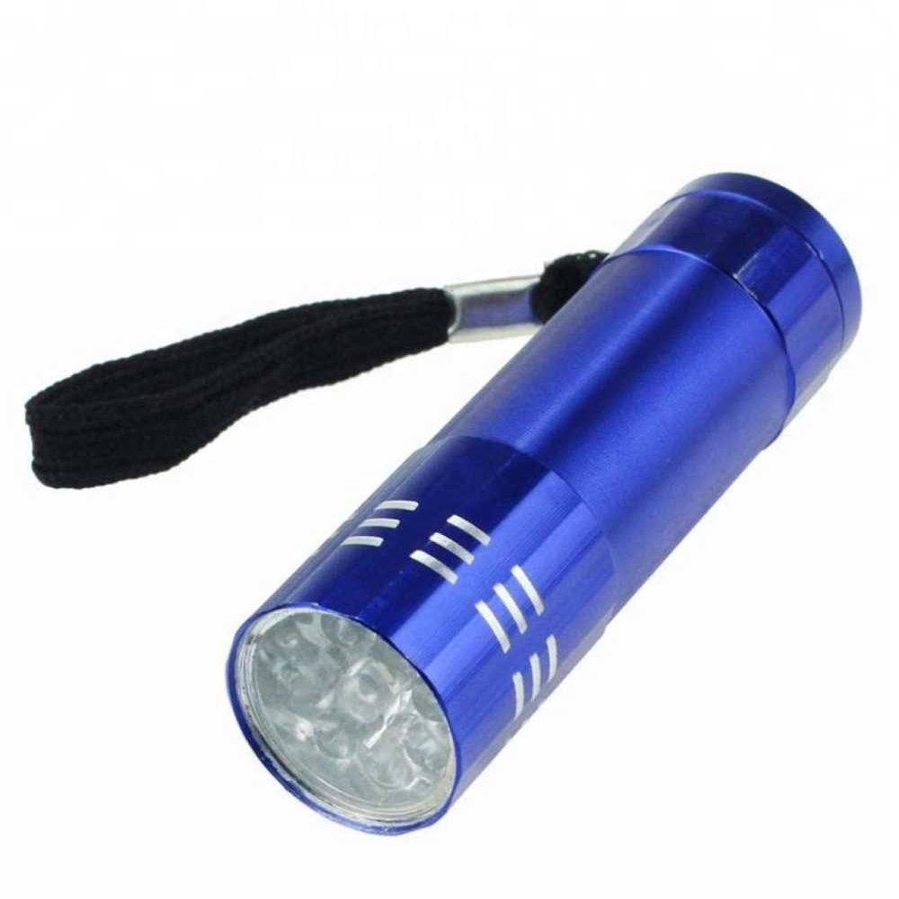 9 LED’li Pilli El Feneri Pratik ve Ekonomik Aydınlatma Kompakt Günlük Kullanım WT-036