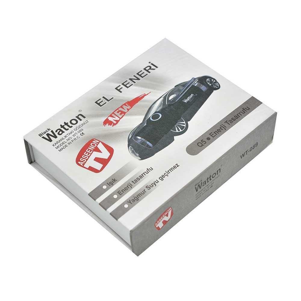 Güçlü Şarjlı Mini LED Cep Feneri Taşınabilir Profesyonel Aydınlatma Sistemi WT-089