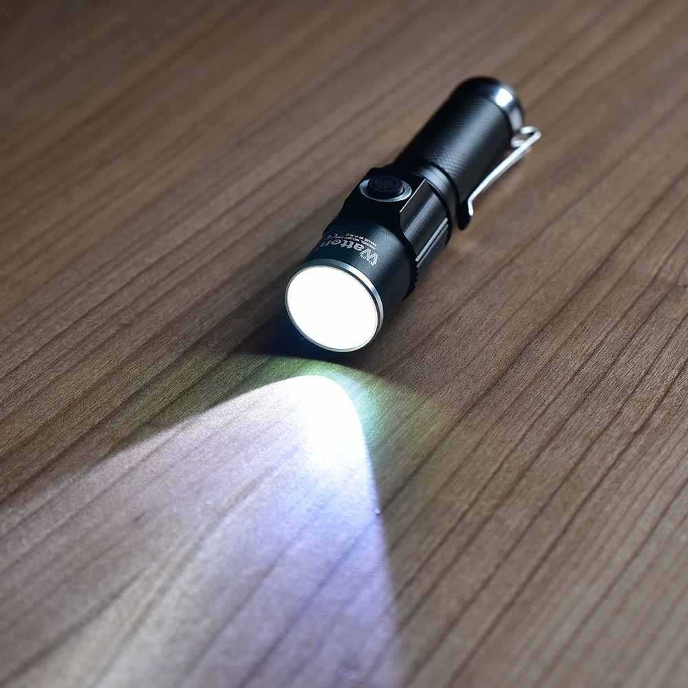 Güçlü Şarjlı Mini LED Cep Feneri Taşınabilir Profesyonel Aydınlatma Sistemi WT-089