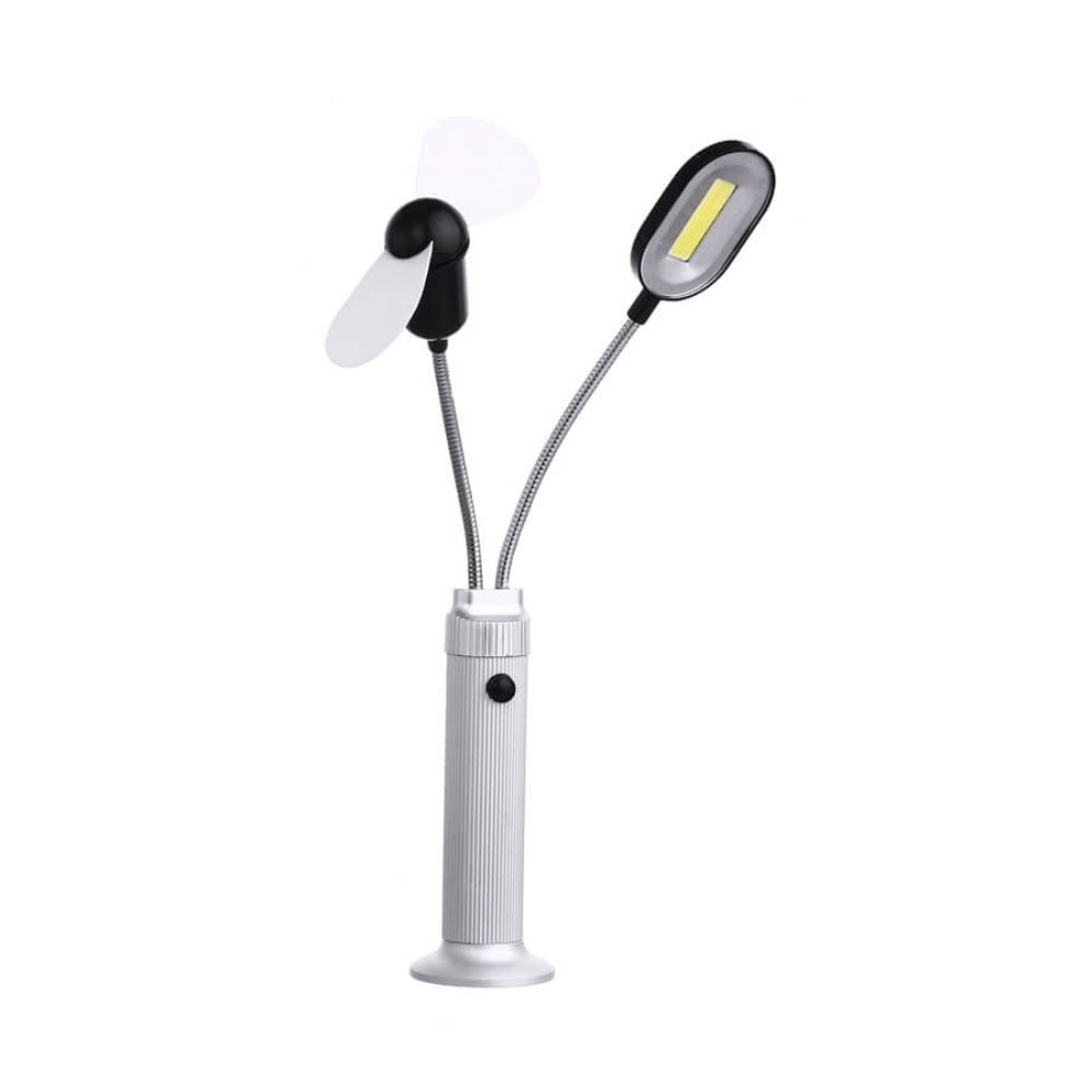 Şarjlı Pervaneli Mıknatıslı LED Masa Lambası Taşınabilir Çok Fonksiyonlu Aydınlatma WT-093