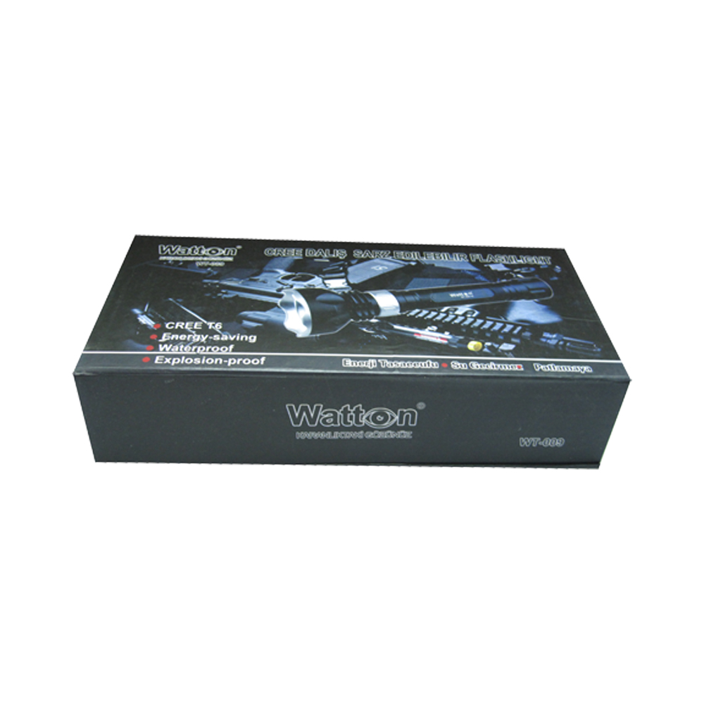 TX6 Profesyonel Şarjlı LED Avcı Feneri Uzun Menzilli Güçlü Aydınlatma WT-009
