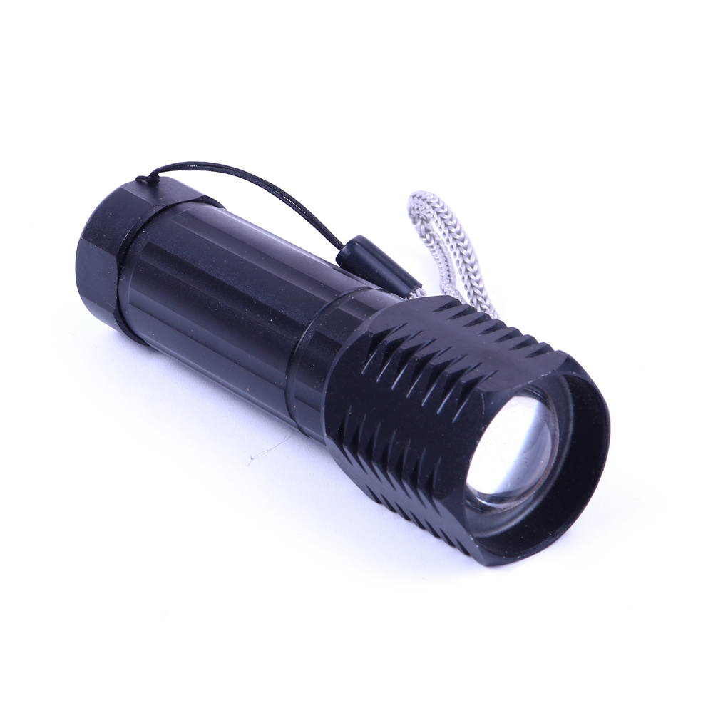 Mini Profesyonel Zoomlu LED El Feneri Şarjlı Güçlü Işık Yüksek Performans WT-094