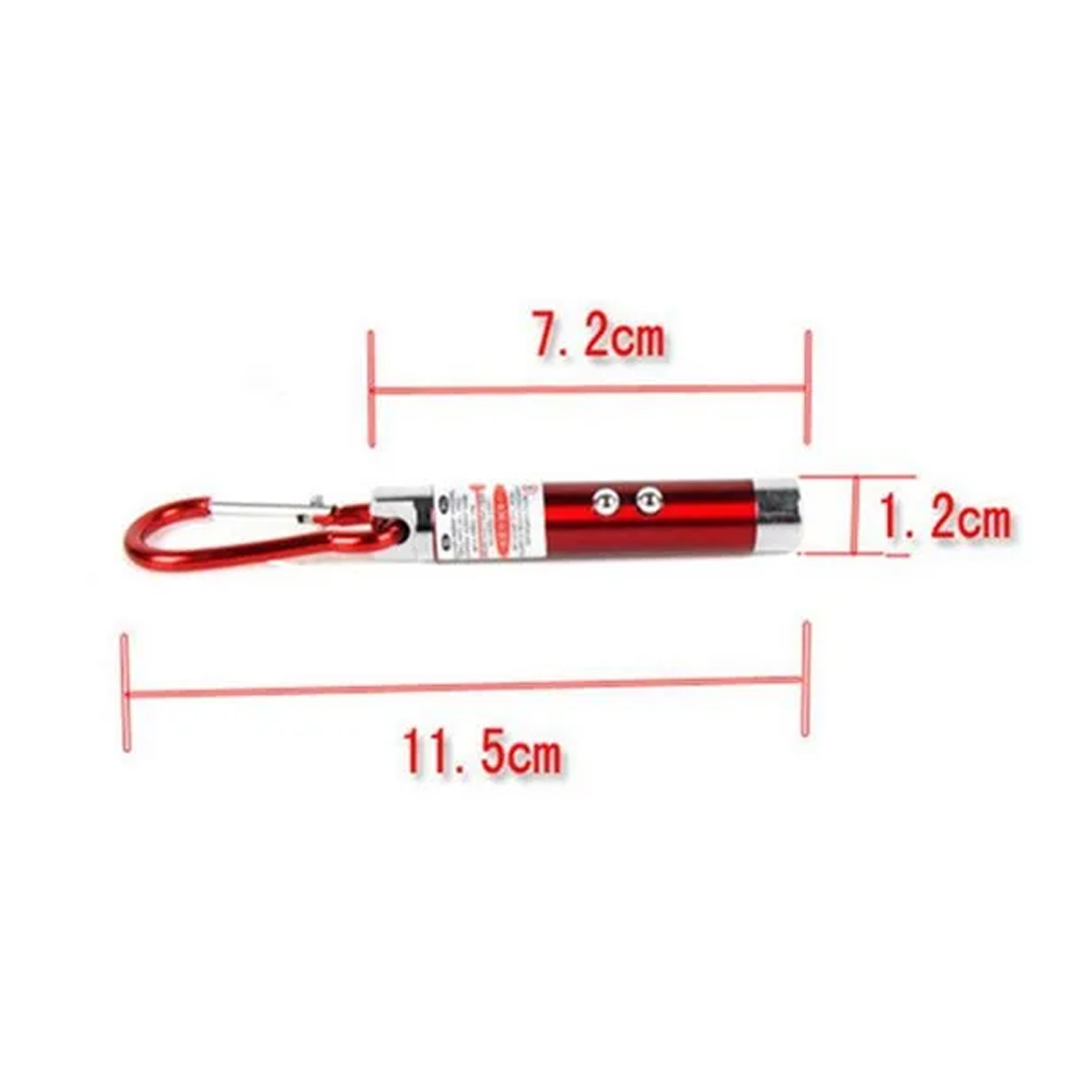 Anahtarlık Lazer Pointer Güçlü Işın Kompakt Taşınabilir Pratik Kullanım WT-177