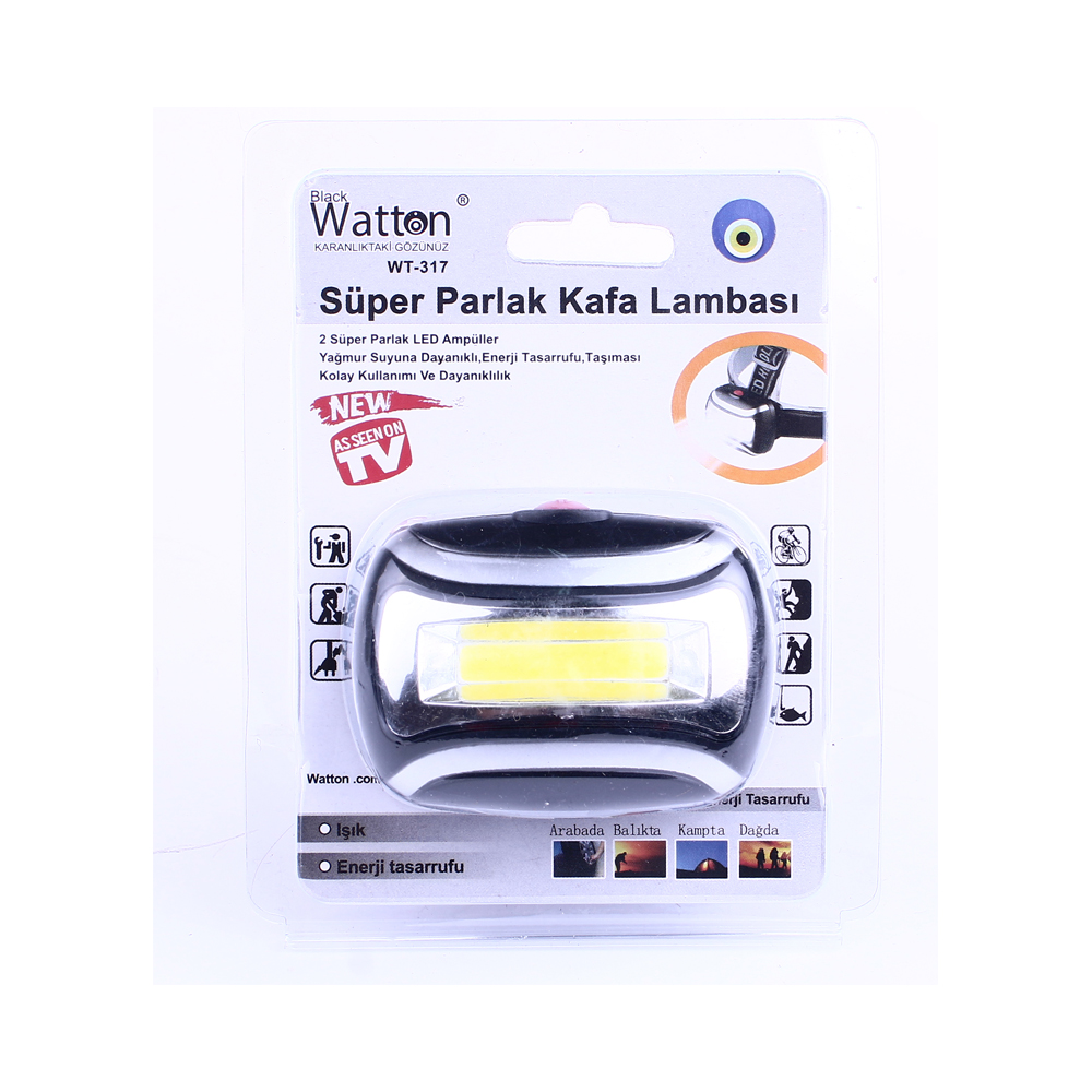 Ultra SMD Kafa Feneri Güçlü LED Aydınlatma Yüksek Parlaklık Kompakt Taşınabilir Model WT-317