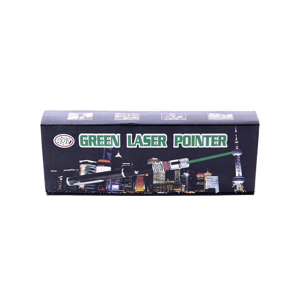 Pilli Yeşil Lazer Pointer Güçlü Işık Uzun Menzilli Profesyonel Kullanım BM-521