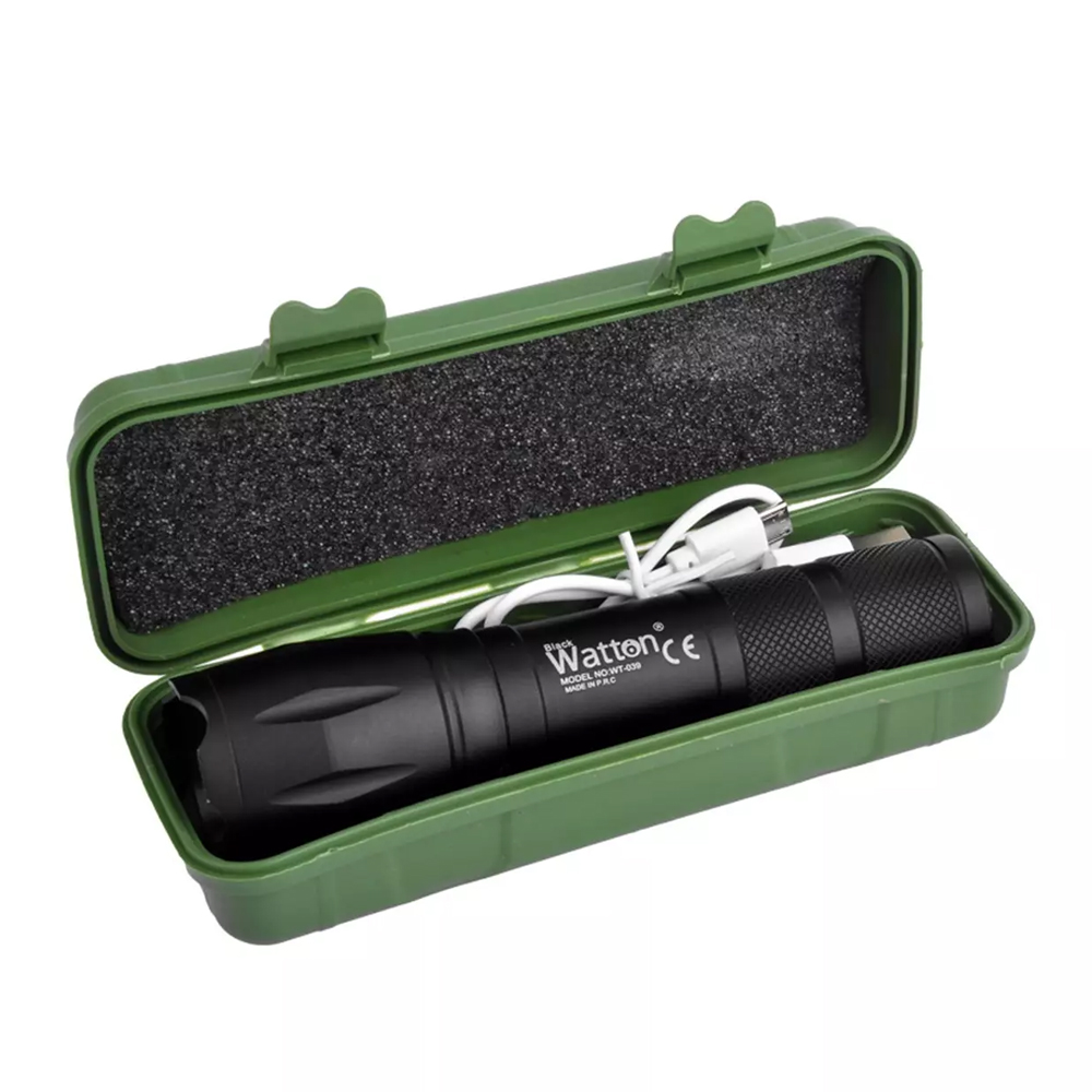 Uzun Menzilli El Feneri Powerbank Özellikli Şarjlı Güçlü LED Aydınlatma WT-039