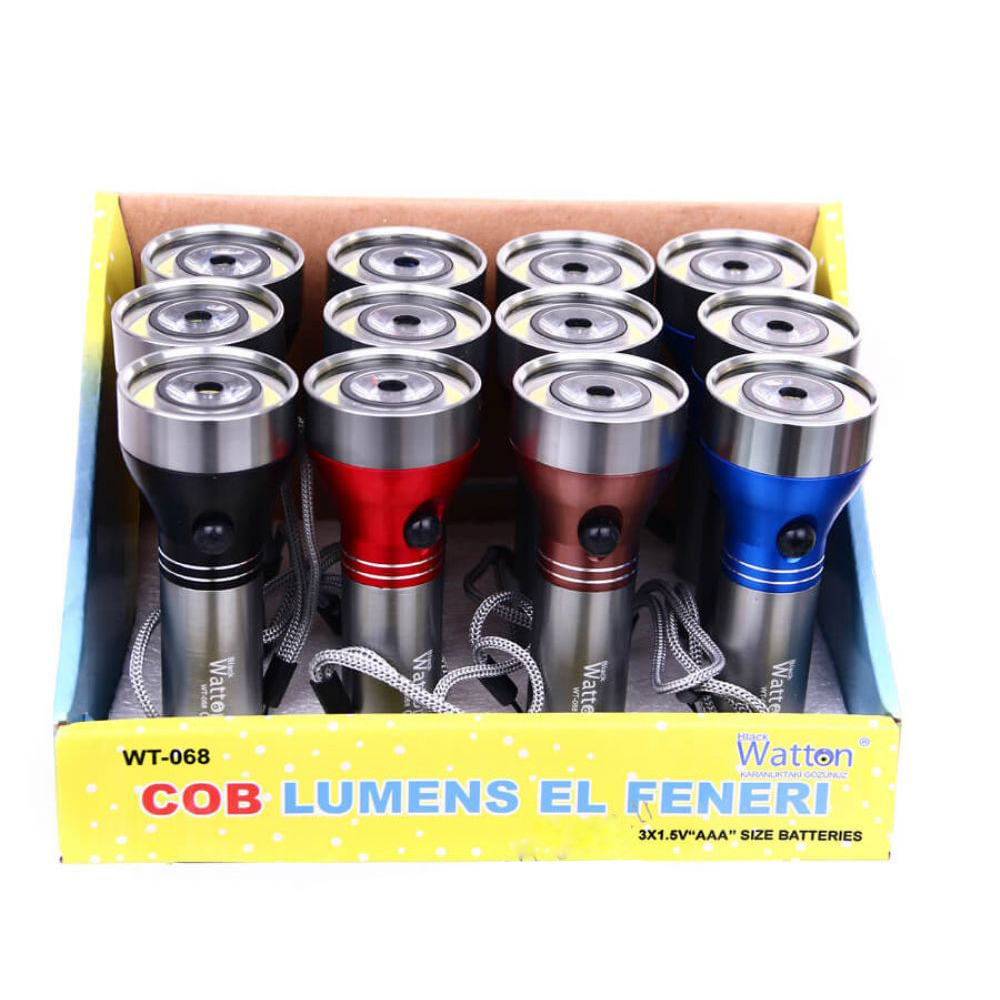 Yeni Model LED El Feneri Güçlü Aydınlatma Taşınabilir Yüksek Performans WT-068